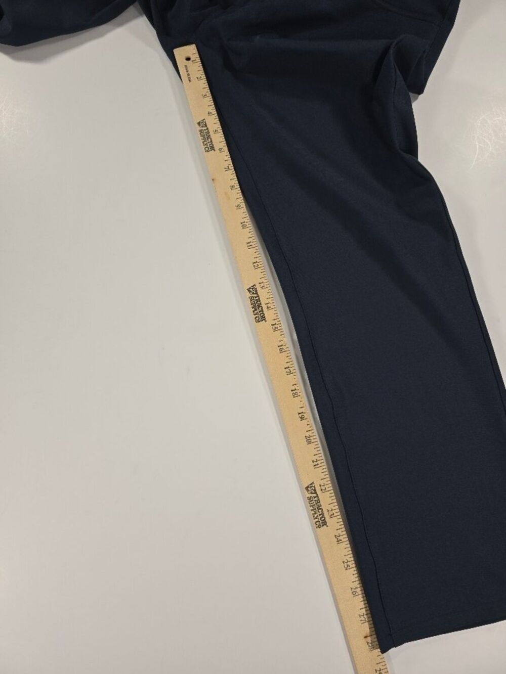 Dunning Golf Pants Performance Stretch 5 Pocket Chino Dark Blue Mens 34X28 - Picture 9 of 11